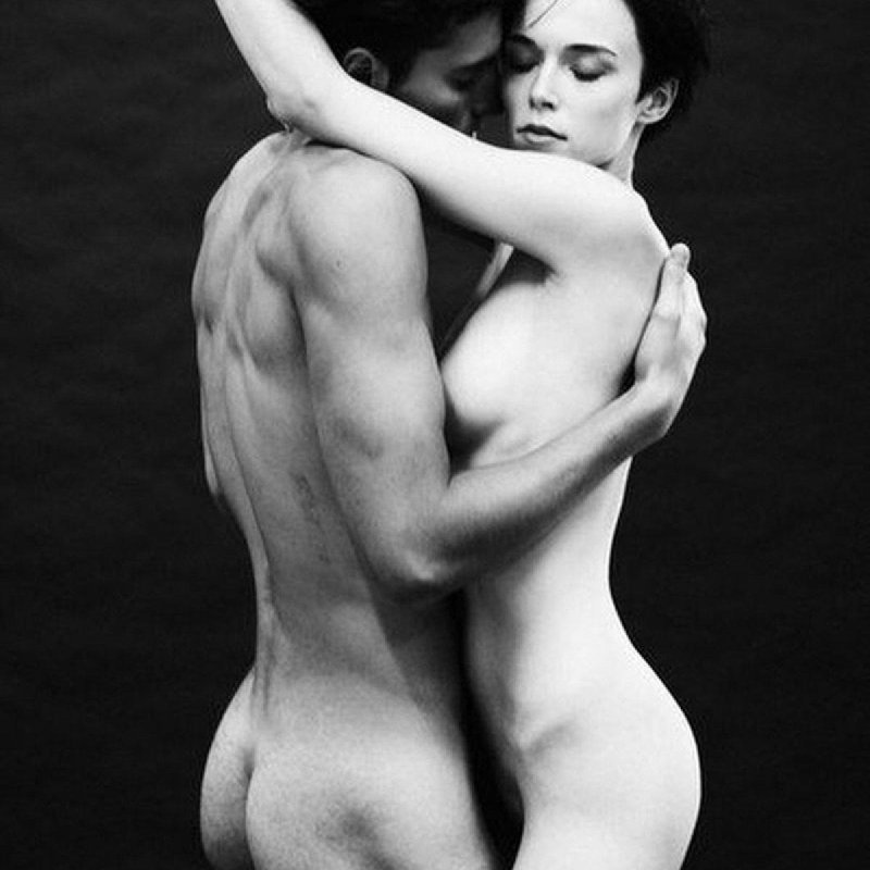 Woman photographer and naked men, Erotic pair, Naked girl and guy