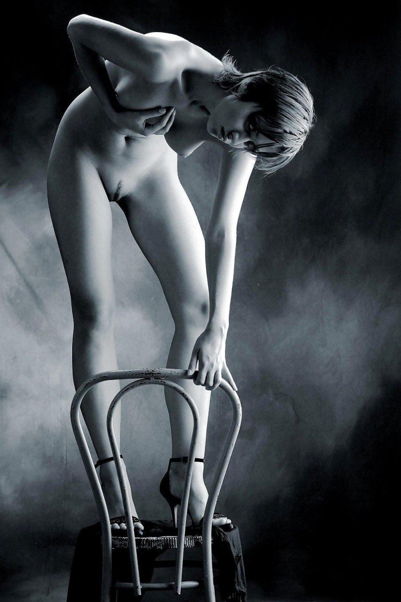 Erotic photo shoot on a chair, Erotica nude, Erotica in the chair