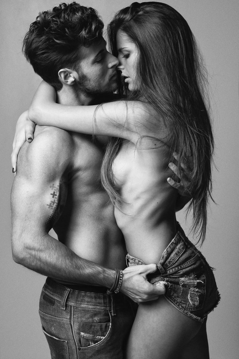 Guy with a girl naked, Passionate embrace, Girl Passion