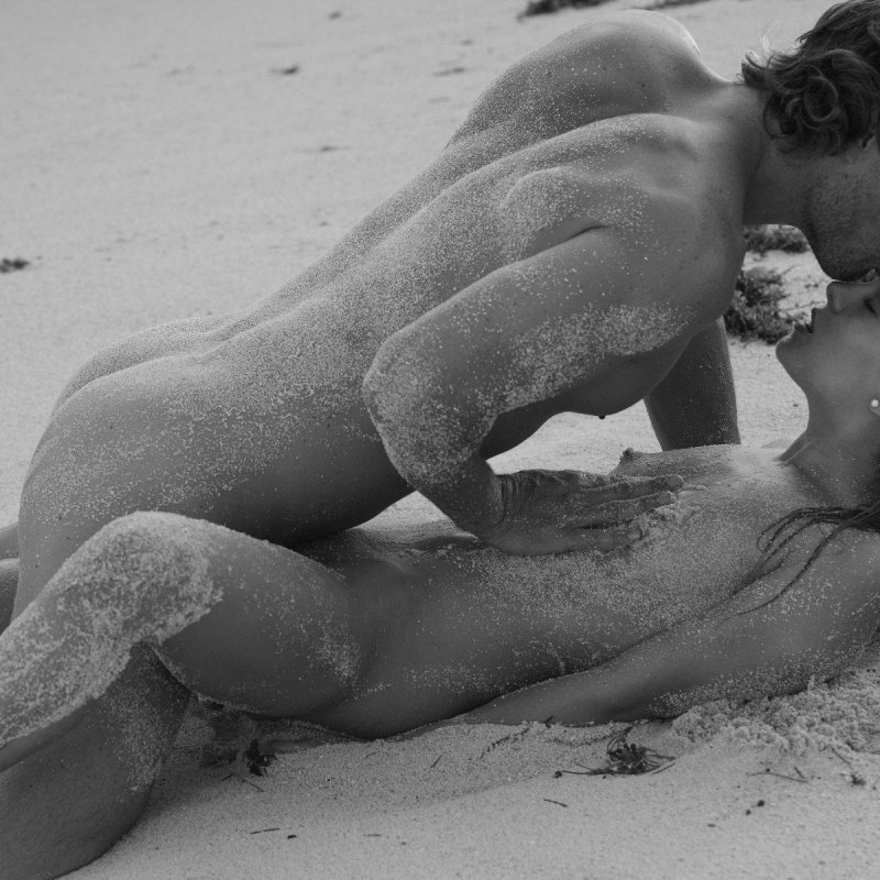 Beautiful naked pairs on the beach, Sex Sea, Porn