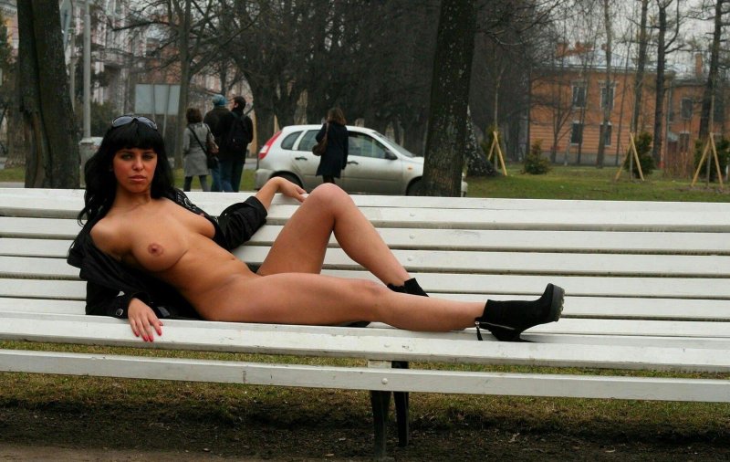 Kozina Anastasia Sergeevna Nude, Erotica on the street, Naked woman on the street