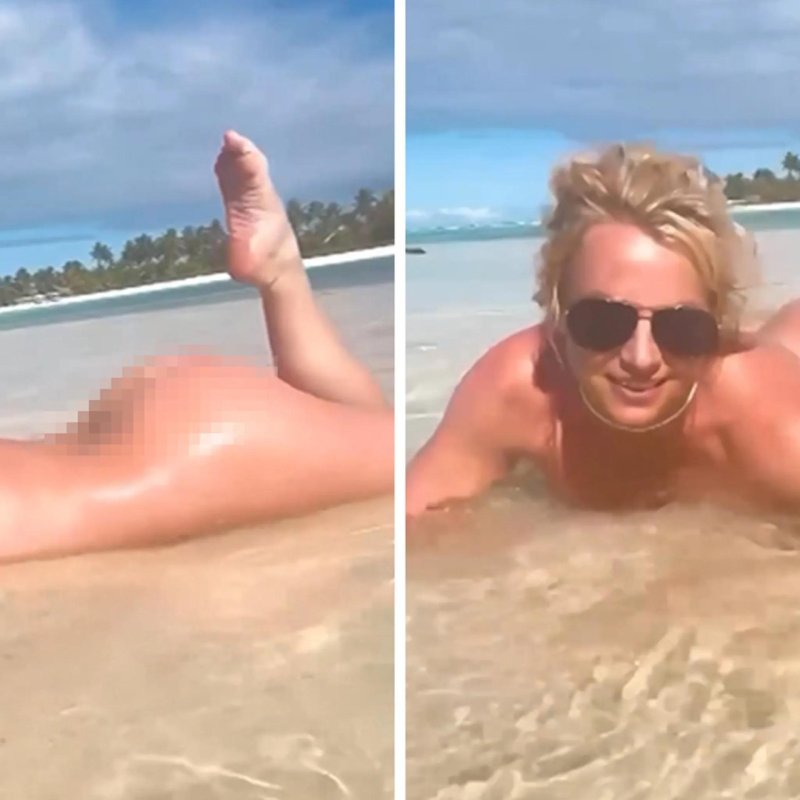 Britney Spears on the beach, Britney Spears on the beach naked, Britney Spears