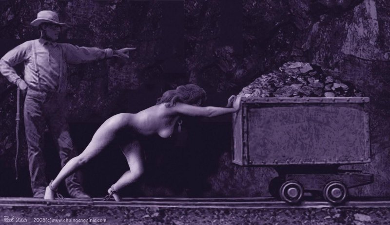 Naked slaves in mines, Mark Desadov drawings Tibool, Slave on nude plantations
