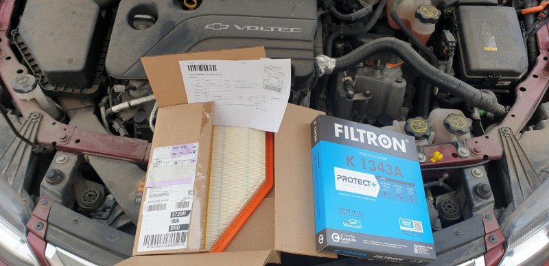 Chevrolet Volt Air filter, Replacing air filter, Air filter Chevrolet