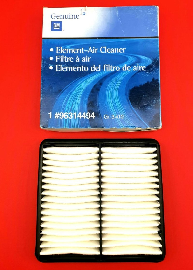 Air Chevrolet filter Aveo T Article, Air Chevrolet filter, Air filter Daewoo