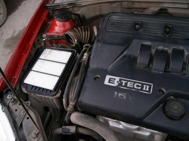 Air filter Chevrolet Lacetti, Filter Air Chevrolet Lacetti, Air filter on the Chevrolet Lacetti