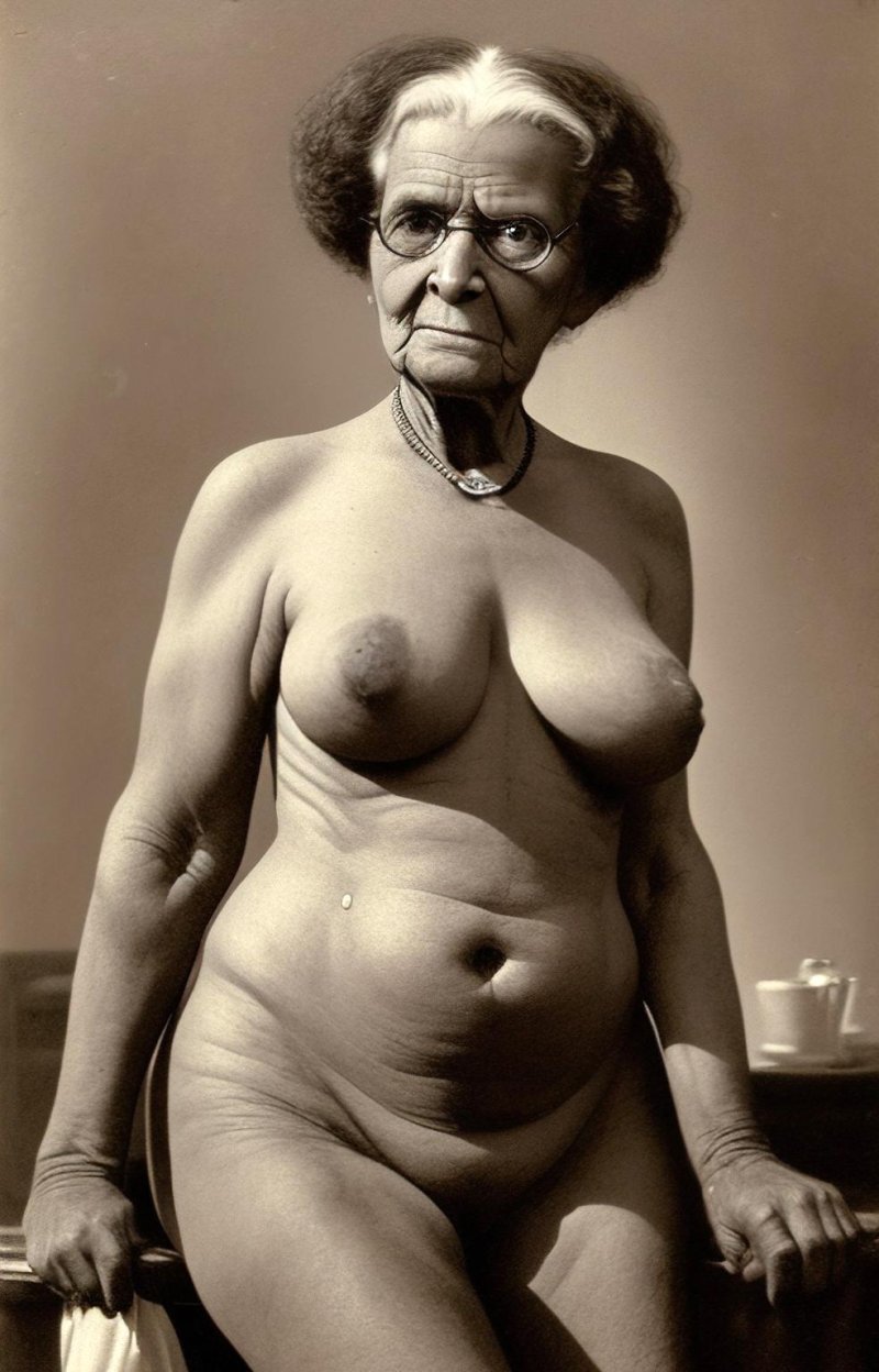 Naked old woman, Naked old grandmother, Naked grandmother