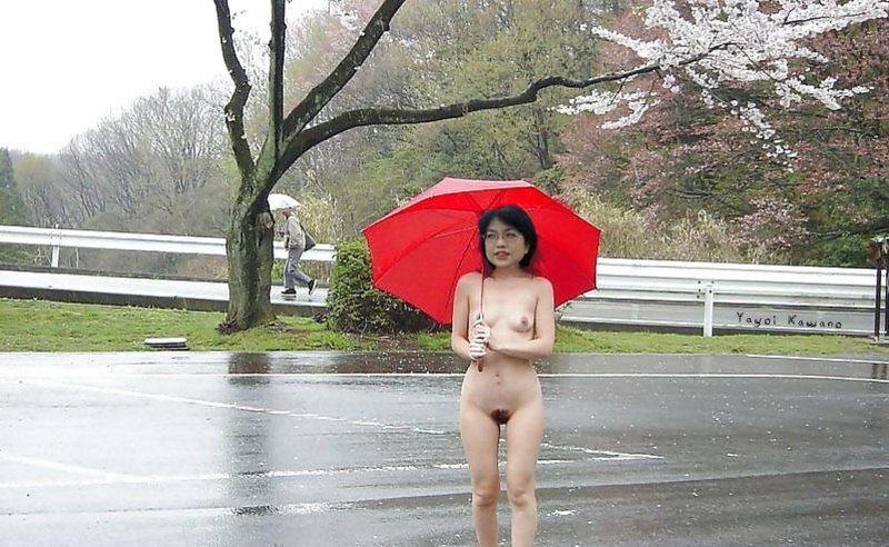 Exhibitionism of Japanese women, Japanese exhibitionist, Naked Chinese women in public