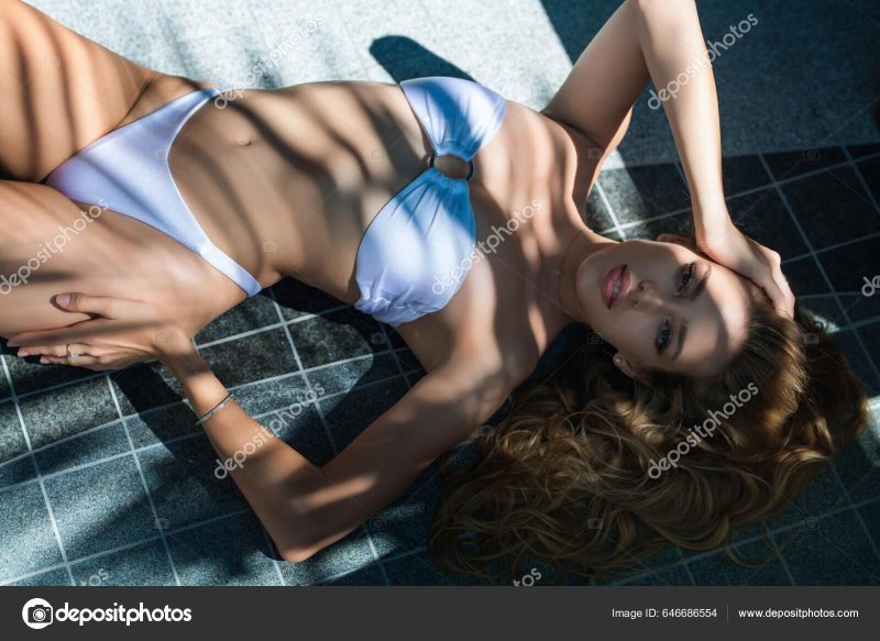 Bikini woman, Slim girls by the pool, Sexy women in bikini